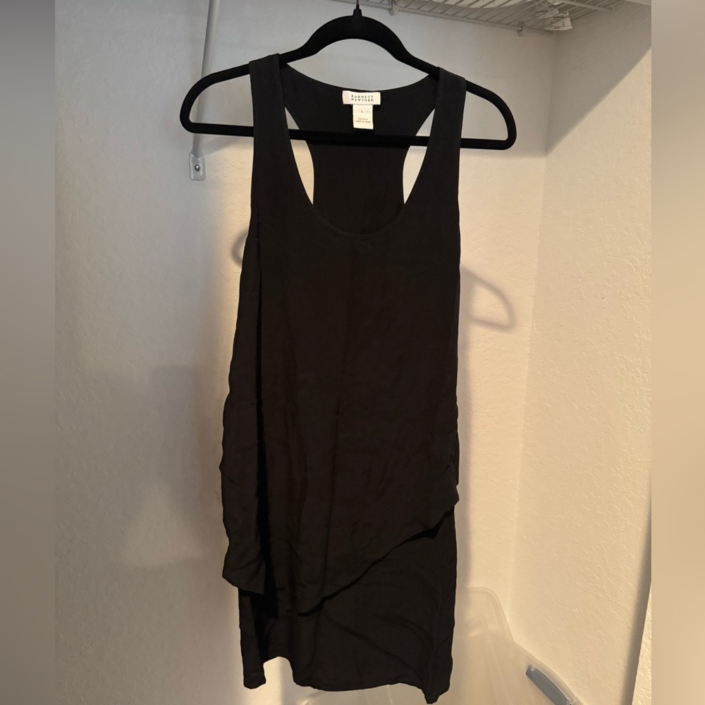 Barneys New York Black Silk Dress